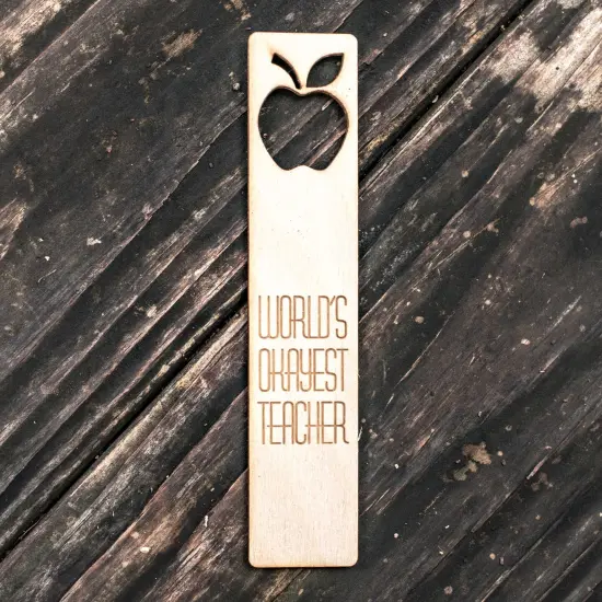 Bookmark - Worlds Okayest Teacher {1}