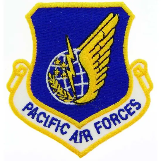 U.S. Air Force Pacific Air Forces Shield Patch 3" {1}