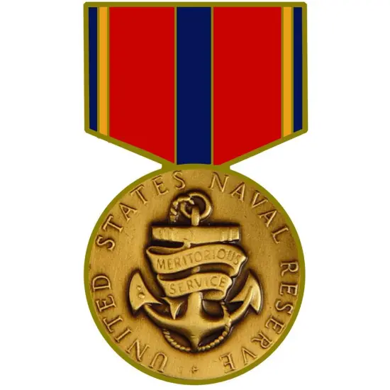 EagleEmblems P13031 Pin-Medal,Usn Resv.Merit. (1-3/16") {1}