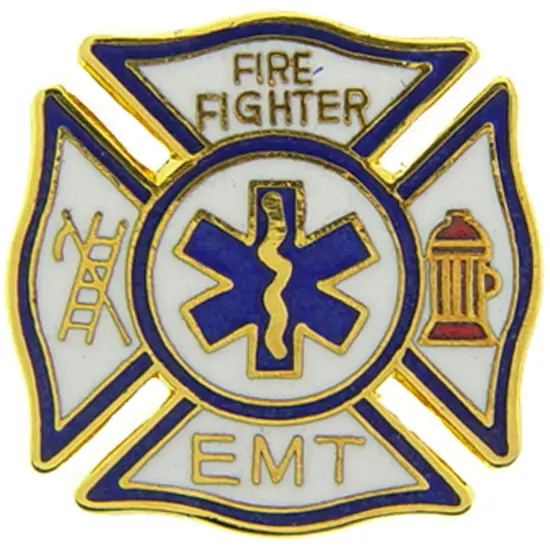 Firefighter & EMT Pin 1" {1}
