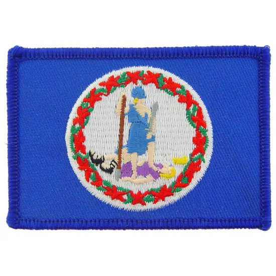 Virginia State Flag Patch 2 1/2" x 3 1/2" {1}
