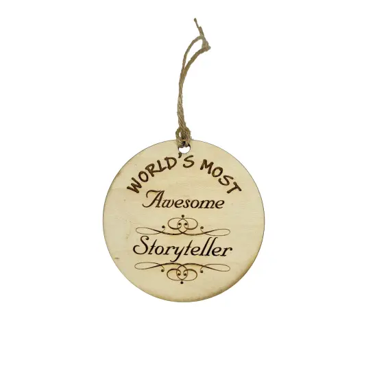 Worlds most Awesome Storyteller - Ornament {1}