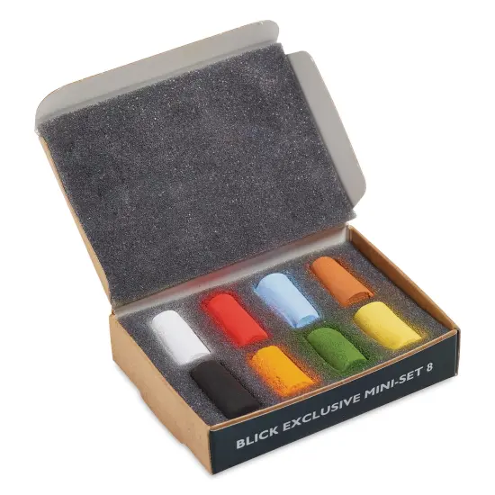 Unison Handmade Pastel Set - Blick Exclusive, Assorted, Set of 8, Half Stick {1}