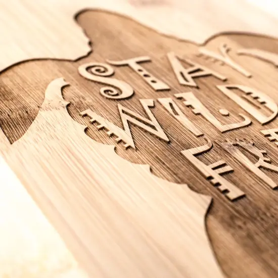 Stay Wild and Free - Sea Turtle - Cutting Board {2}