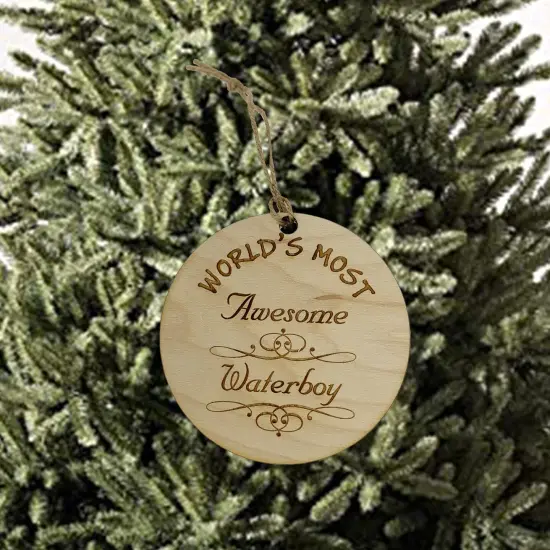 Worlds most Awesome Waterboy - Ornament {3}
