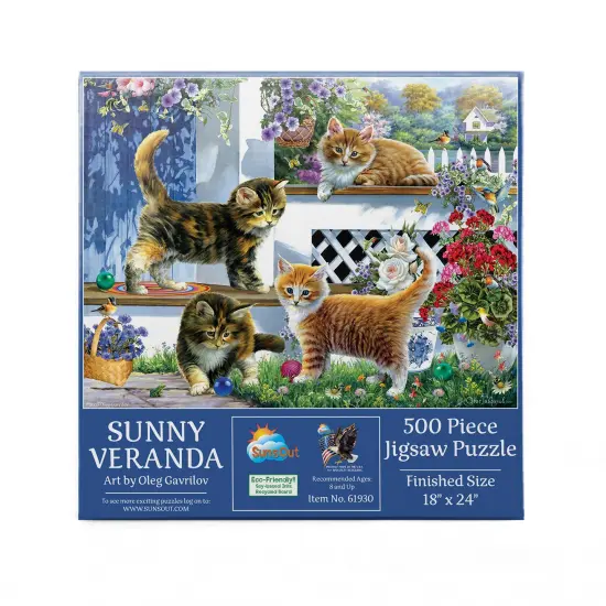 Sunsout Sunny Veranda 500 pc Jigsaw Puzzle 61930 {4}