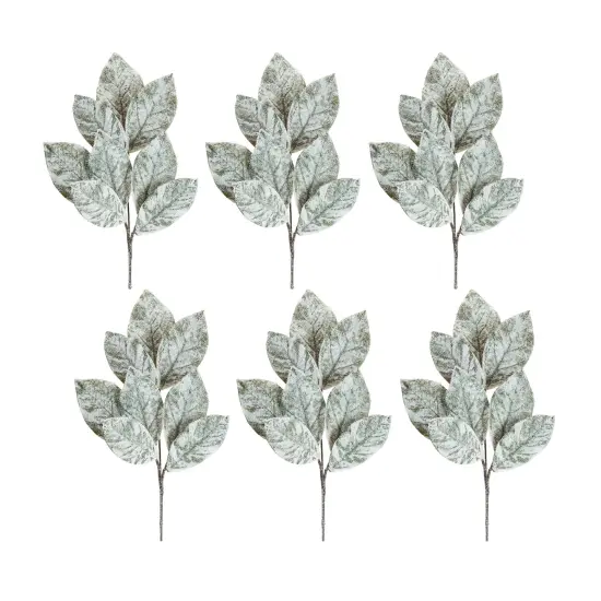 Magnolia Leaf Spray (Set of 6) {1}