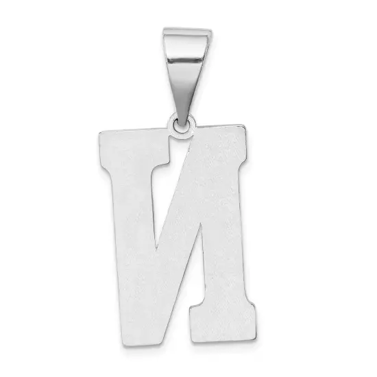 Sterling Silver Initial N Charm Jewerly 35mm x 15mm {3}