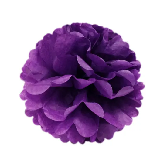 Wrapables Set of 12 Tissue Pom Pom Party Decorations for Weddings, Birthday Parties Baby Showers and Nursery Decor, Lavender/Bright Purple/Hot Pink/Pink {3}
