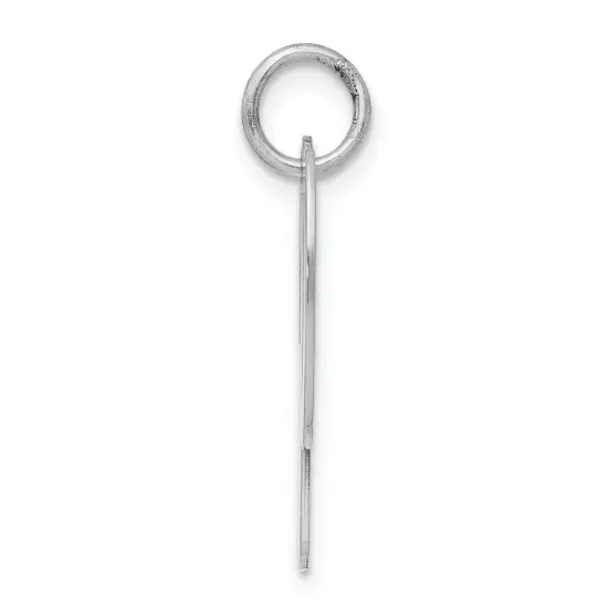 Sterling Silver Large Script Initial Letter P Charm Jewerly 21mm x 11mm {2}