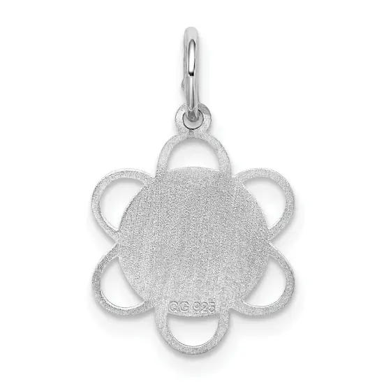 925 Sterling Silver"My Confirmation" Disc Charm Pendant {3}