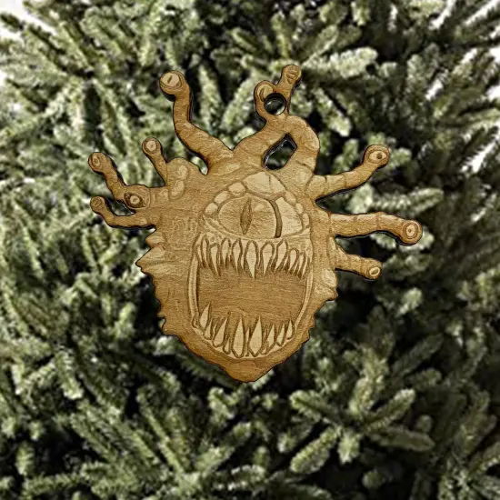 Ornament - Beholder - Raw Wood {2}