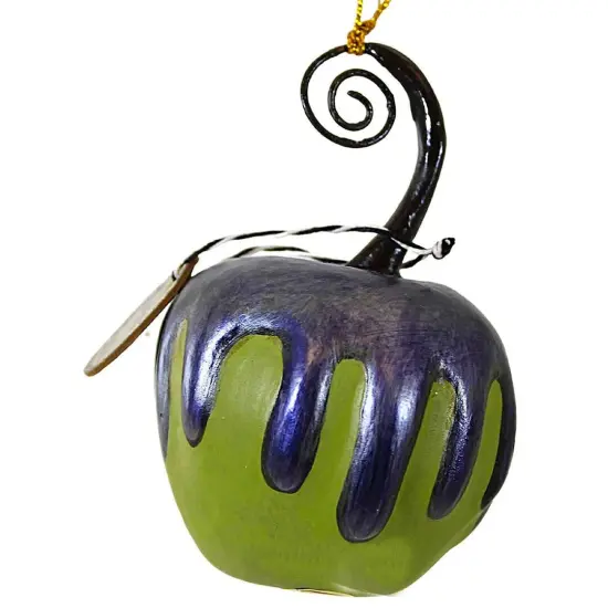 Green Apple Purple Poison Ornament Mini 4" {2}