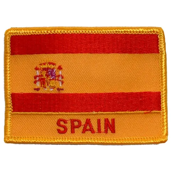 Spain Flag Patch 2 1/2" x 3 1/2" {1}