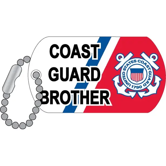 Eagle Emblems Pin-Uscg, Logo, Brother "Dog Tag" (1-1/4") {1}