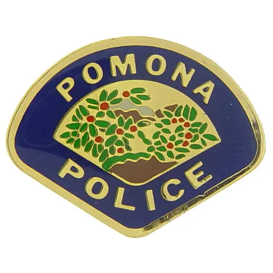 Pomona Police Pin 1" {1}