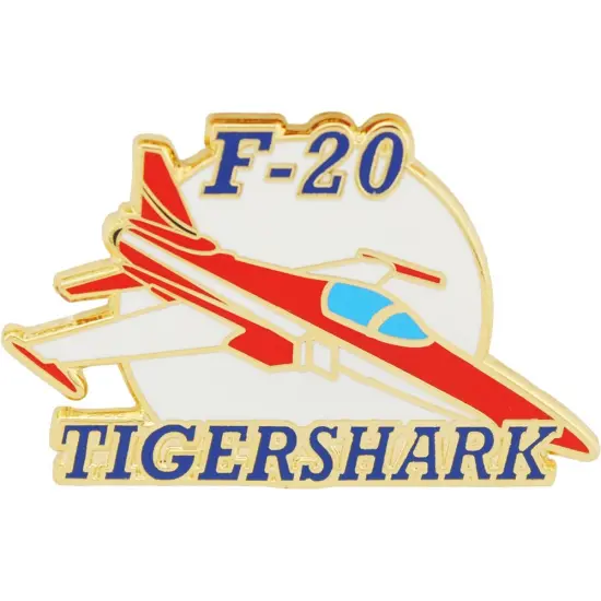 F-20 Tigershark Airplane Pin 1 1/2" {1}