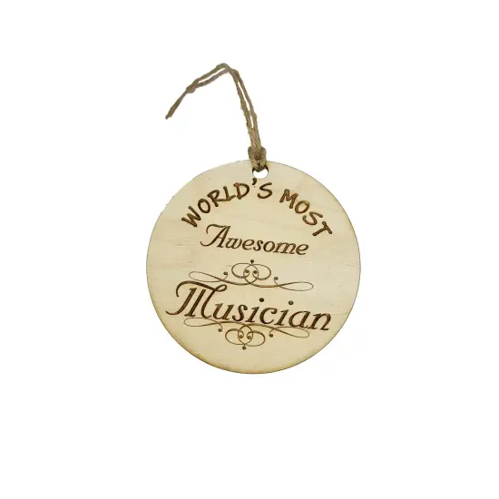 Worlds most Awesome Musician - Ornament {1}