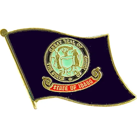 Idaho Flag Pin 1" {1}