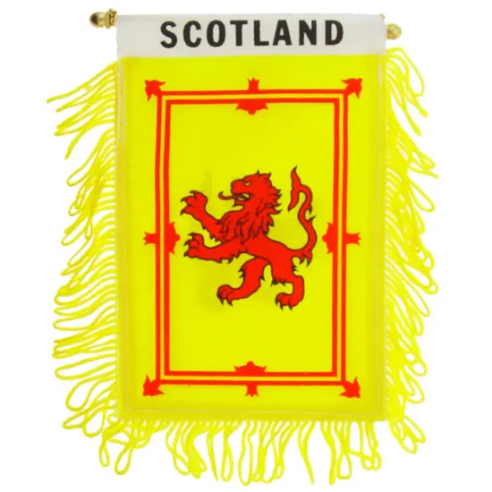 Scotland Flag Mini Banner 3" x 5" {1}