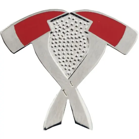 Crossed Fire Axes Pin 1" {1}