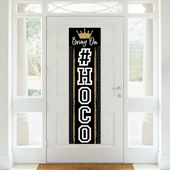 Big Dot of Happiness HOCO Dance - Homecoming Front Door Decoration - Vertical Banner {3}