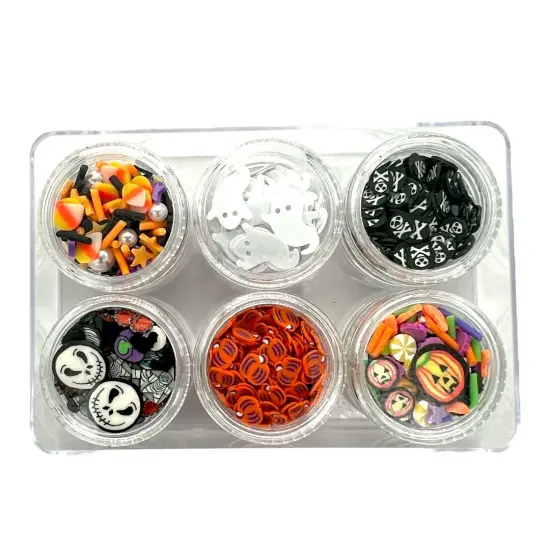 Spooky Season Combo Set of Polymer Clay Pieces for Epoxy and UV Resin Art {1}