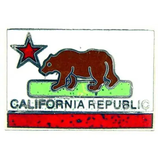 California State Flag Pin 1" {1}