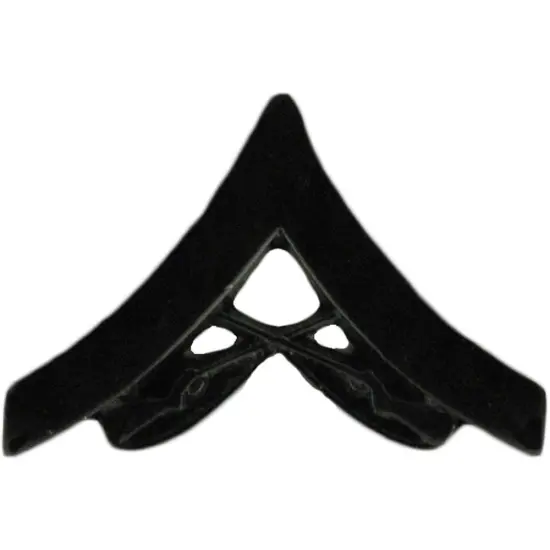 U.S.M.C. Lance Corporal Rank Insignia Black Pin {1}
