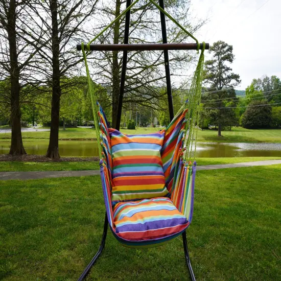 Calloway Mills Summer Glow Hammock Chair+ 2 Pillow set {4}