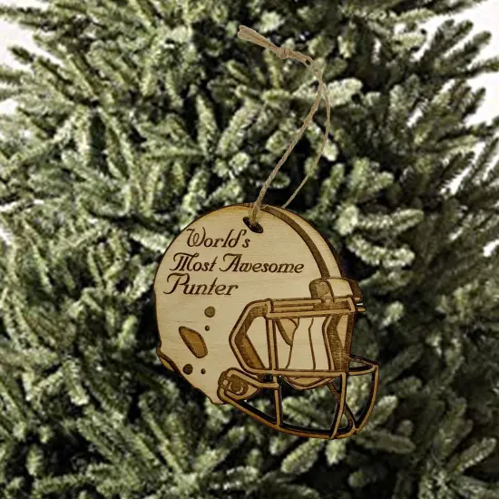 Worlds most Awesome Punter - Ornament {2}