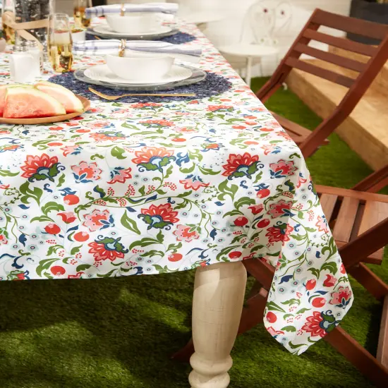 DII Garden Floral Print Outdoor Tablecloth {2}