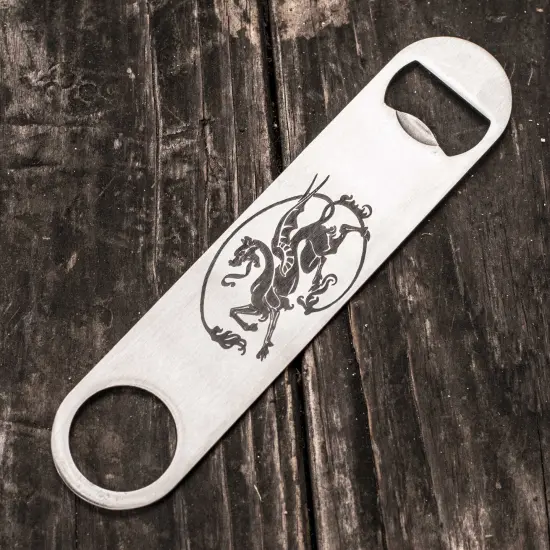 Art Nouveau Dragon - Bottle Opener {1}