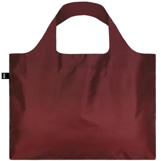 LOQI Puro Reusable Shopping Bag, Sangria {1}