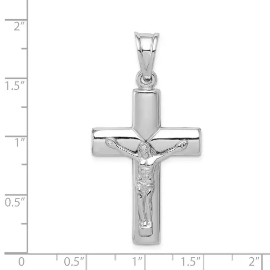 Sterling Silver Crucifix Charm Jewerly 46mm x 24mm {3}