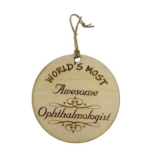 Worlds most Awesome Ophthalmologist - Ornament {1}