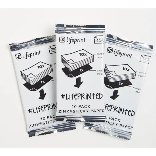 Lifeprint Zink Photo Paper 2x3 for the Lifeprint Augmented Reality Video and Photo Printer {3}