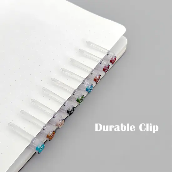 Wrapables Colorful Gel Ink Pens, 0.5mm Fine Point, for Home, Office, Stationery (Set of 9) Cool {6}