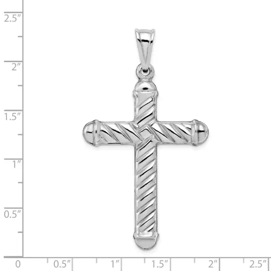 Sterling Silver Cross Pendant Jewerly 101mm x 58.2mm {2}