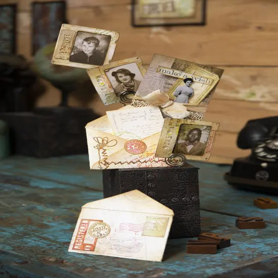 Sizzix Thinlits Dies By Tim Holtz 48/Pkg-Postale {5}