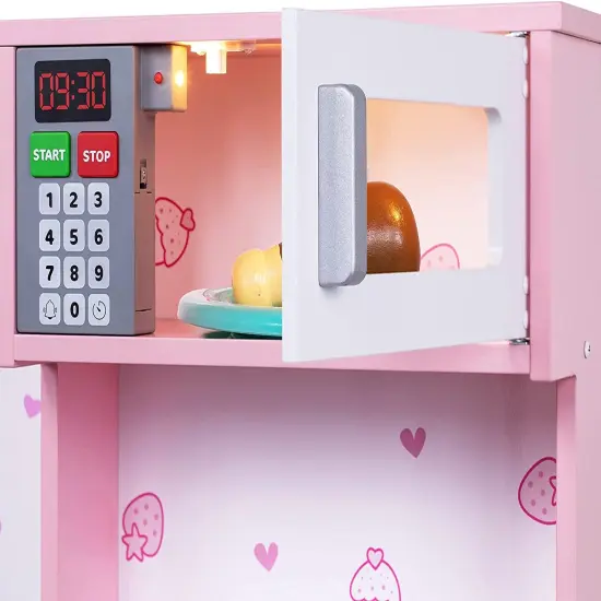 Lil' Jumbl Kids Kitchen Set, Pretend Wooden Kitchen Playset {5}