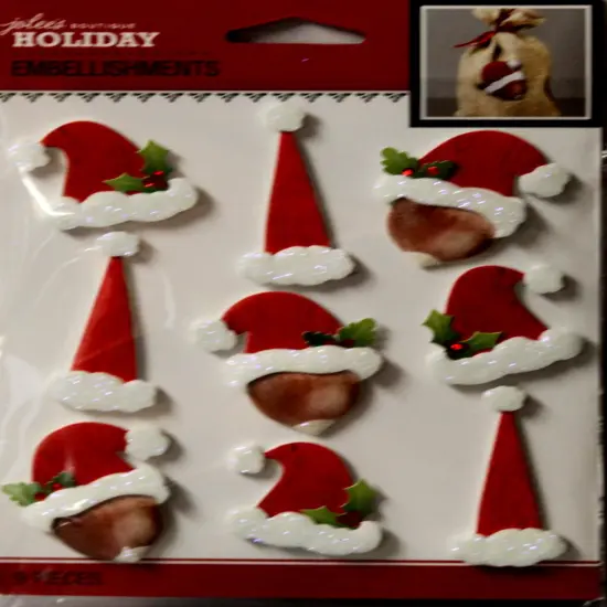 Jolee's Boutique Santa Repeat Dimensional Stickers {1}