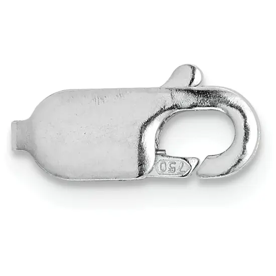18K White Gold Lobster Clasp (8.30Mm To 11.60Mm) {1}