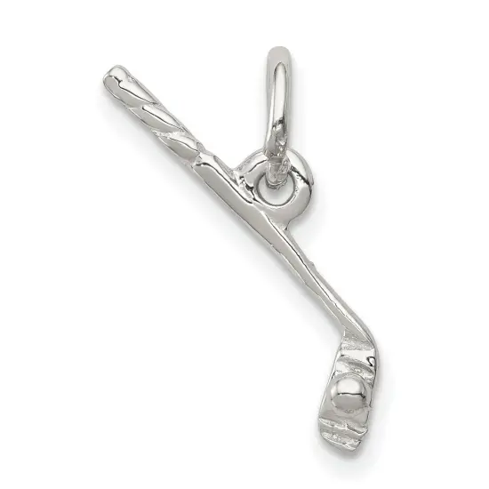 Sterling Silver Golf Club & Ball Charm Pendant Jewelry 19mm x 10mm {1}