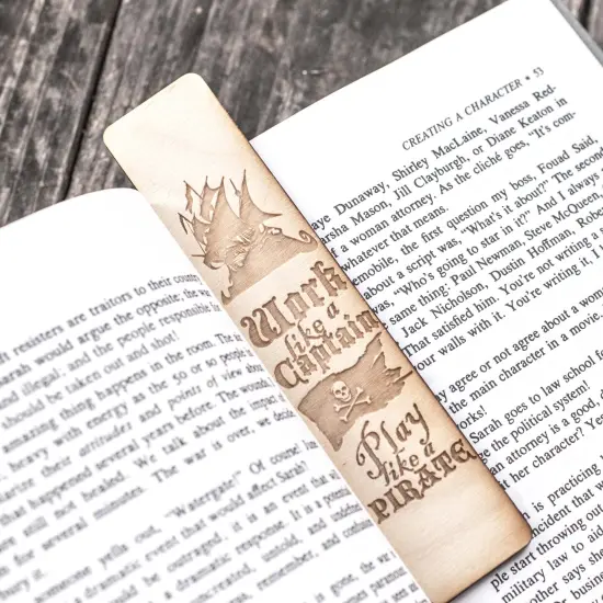 Bookmark - Work like a Captain - Play like a Pirate {2}