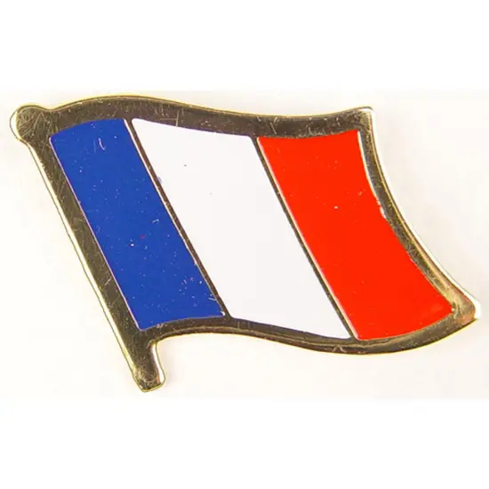 France Flag Pin 1" {1}