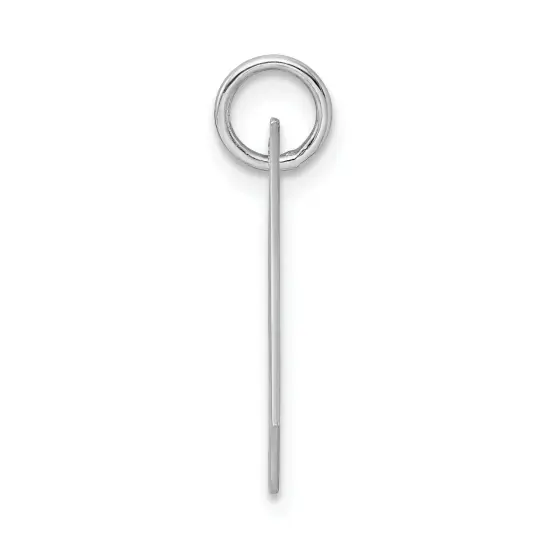 Sterling Silver Medium Script Initial Letter H Charm Jewerly 18mm x 13mm {2}