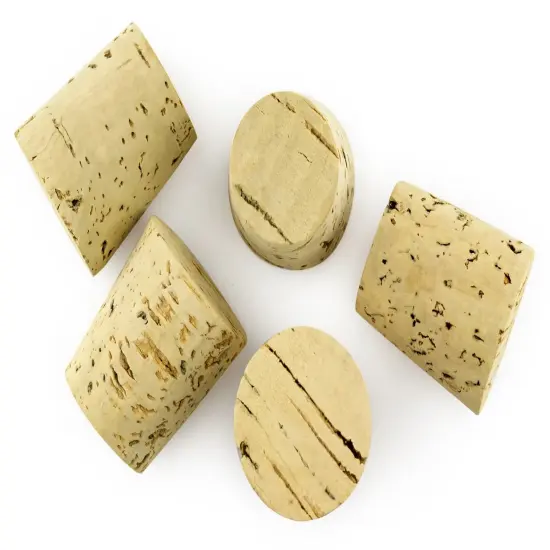 Hygloss Cork Stoppers 5/Pkg-1.5"X1.375" {2}