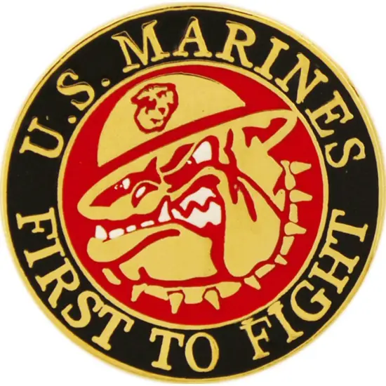U.S.M.C. Bulldog Pin 1" {1}