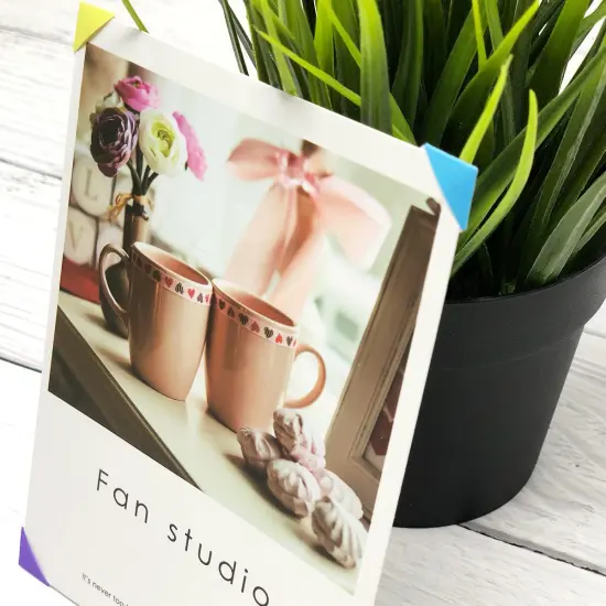 Wrapables Photo Corner Stickers, Photo Mounting Self Adhesives for DIY Crafts, Scrapbooking, Album, Diary 2040pcs Mixed {6}